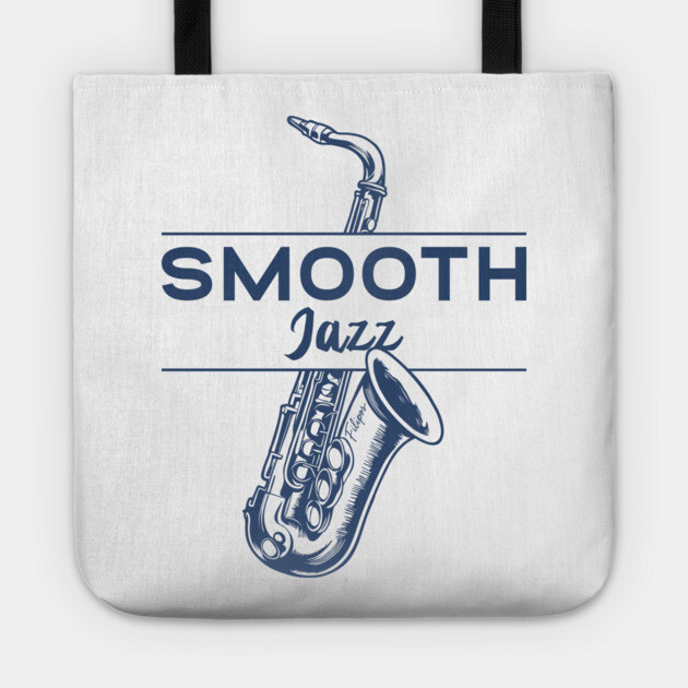 Smooth Jazz Flow. Sax Edition Tote by filiposwear