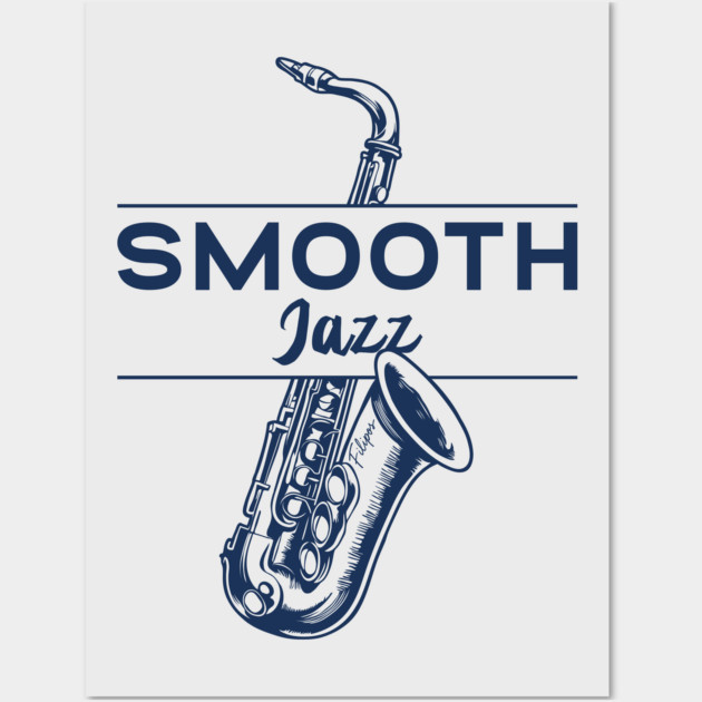 Smooth Jazz Flow. Sax Edition Wall Art by filiposwear