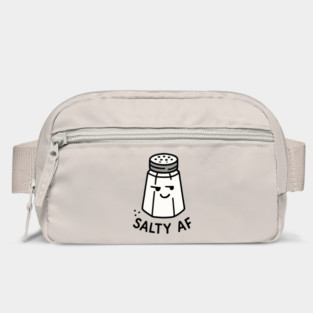 Salty AF Funny Food Pun Sassy Attitude Bag