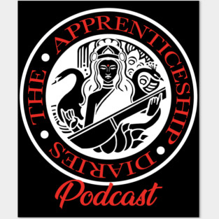 TAD Podcast Logo T-Shirt (White) Posters and Art