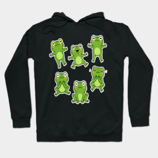 Dancing Frog frogs dancing dance dancer music meme musician Hoodie