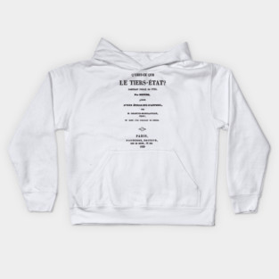 Qu'est-ce que le Tiers-État Kids Hoodie