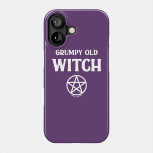 Grumpy Old Witch Pagan Wiccan Cheeky Witch® Phone Case