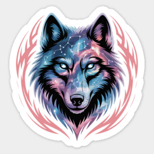 Galaxy Wolf Magnet