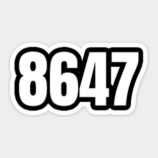 8647 Sticker