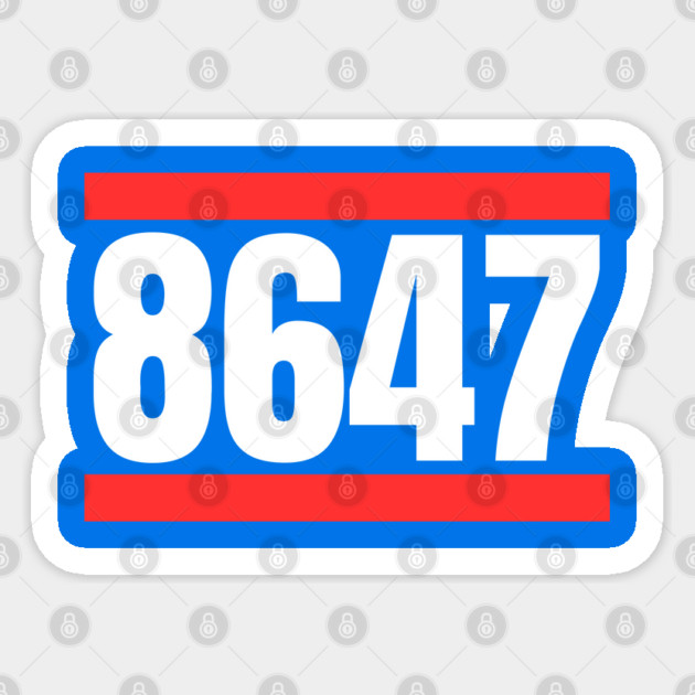 8647 Sticker by Creatifly Graphic Tees