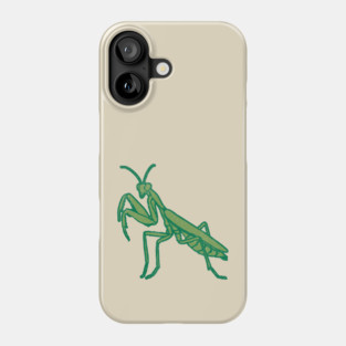 Stay Mantis Chill – Praying Mantis Minimalist Design Phone Case