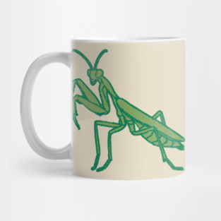 Stay Mantis Chill – Praying Mantis Minimalist Design Mug