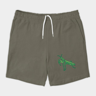 Stay Mantis Chill – Praying Mantis Minimalist Design Shorts