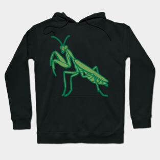 Stay Mantis Chill – Praying Mantis Minimalist Design Hoodie