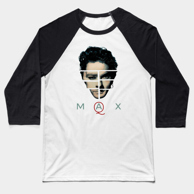Max Q Fan Art Baseball T-Shirt by Timeless Chaos