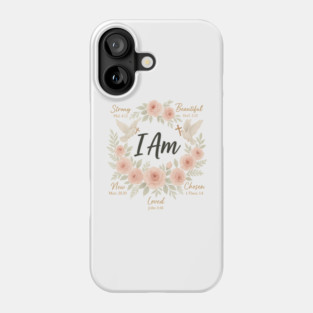 Faithful Affirmations Wreath Phone Case
