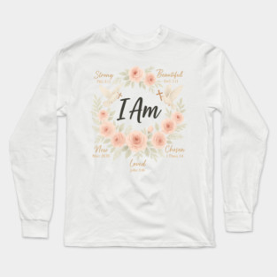 Faithful Affirmations Wreath Long Sleeve T-Shirt