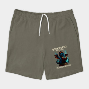 Book Worm? PLEASE! I'm a Book DRAGON! (Funny Bookworm Shirt) Shorts