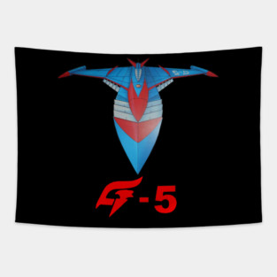 Battle of the Planets & Gatchaman God Phoenix G-5 Tapestry