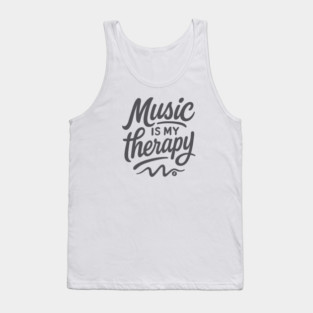 Music is My Therapy Tank Top