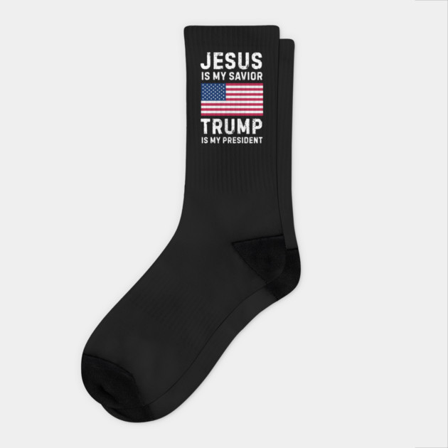 Republican-Jesus Socks by Creatifly Graphic Tees
