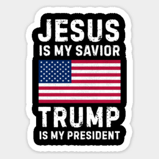 Republican-Jesus Sticker