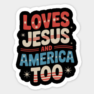 Republican-Jesus Sticker