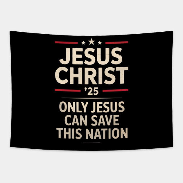 Republican-Jesus Tapestry by Creatifly Graphic Tees
