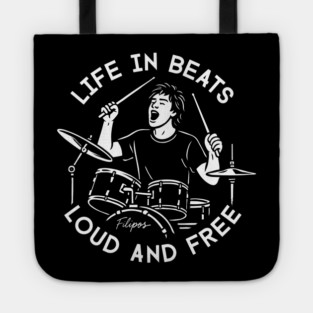 Life in Beats. Loud and Free Tote