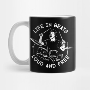 Life in Beats. Loud and Free Mug