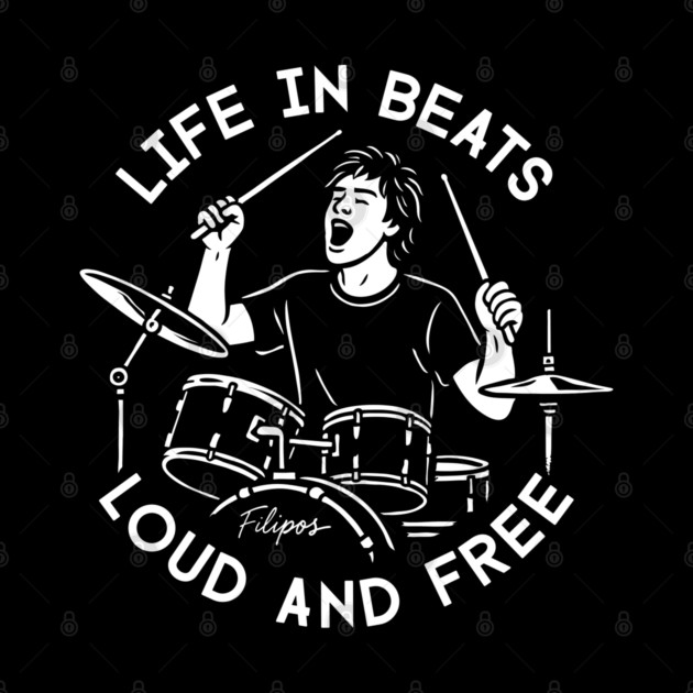Life in Beats. Loud and Free by filiposwear