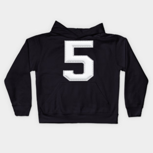 Number 5 Five Simple Graphic Minimalist Tee Shirt Kids Hoodie