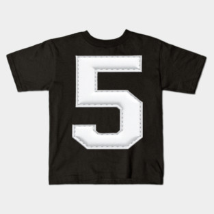 Number 5 Five Simple Graphic Minimalist Tee Shirt Kids T-Shirt
