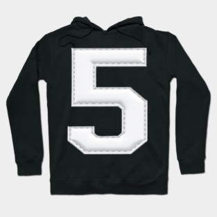 Number 5 Five Simple Graphic Minimalist Tee Shirt Hoodie