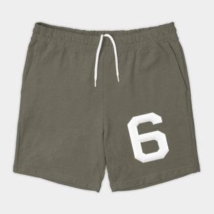 Number 6 Six Simple Graphic Minimalist Tee Shirt Shorts