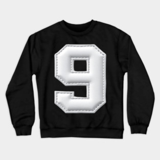 Number 9 Nine Simple Graphic Minimalist Tee Shirt Crewneck Sweatshirt