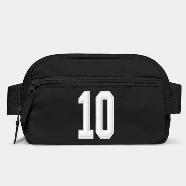 Number 10 Ten Simple Graphic Minimalist Tee Shirt by OUTFITPAW