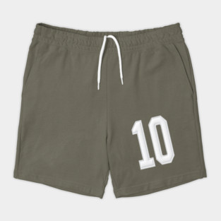 Number 10 Ten Simple Graphic Minimalist Tee Shirt Shorts