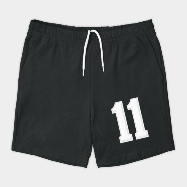 Number 11 Eleven Simple Graphic Minimalist Tee Shirt by OUTFITPAW