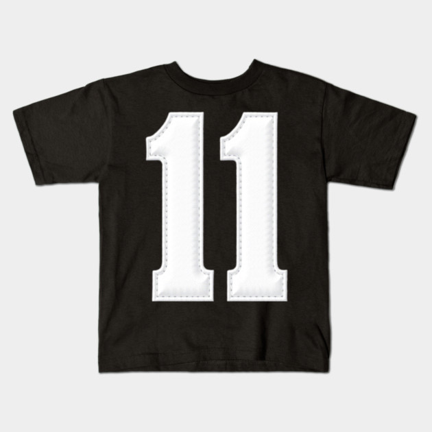 Number 11 Eleven Simple Graphic Minimalist Tee Shirt Kids T-Shirt by OUTFITPAW