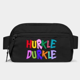 Hurkle Durkle in Fun Quirky Colorful Letters Scottish slang Bag