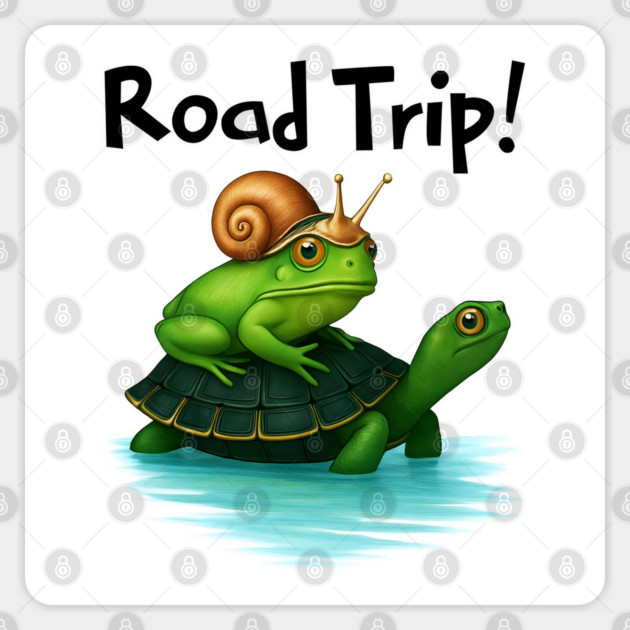 Road Trip! When your friends or family decide to vaycay Sticker by Luxinda