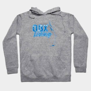 OBX Living in Blue Hoodie