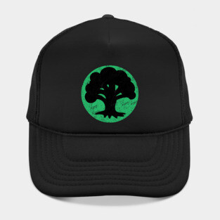 Green Mana Magic The Gathering Vintage Hat