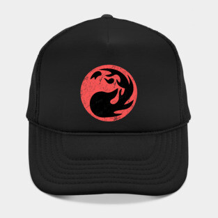Red Mana Magic The Gathering Vintage Hat