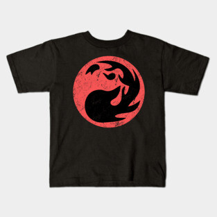 Red Mana Magic The Gathering Vintage Kids T-Shirt