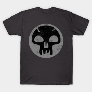 Black Mana Magic The Gathering T-Shirt