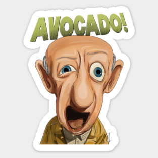 Cloudy with a Chance of Avocado Sticker