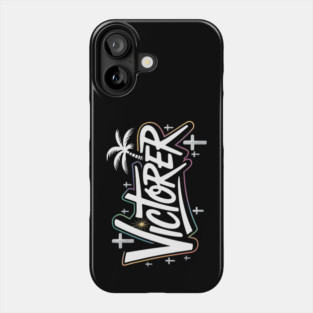 VICTORER – Neon Graffiti Christian Street Art Phone Case
