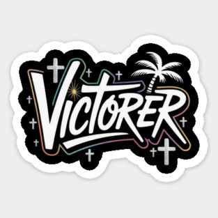 VICTORER – Neon Graffiti Christian Street Art Magnet