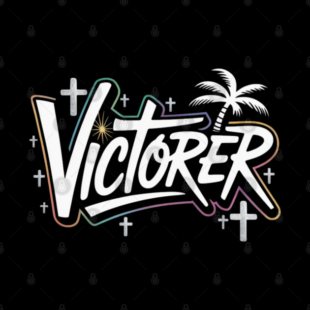 VICTORER – Neon Graffiti Christian Street Art by Rox