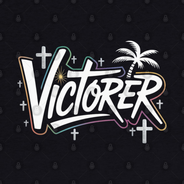 VICTORER – Neon Graffiti Christian Street Art by Rox
