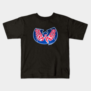 Wu-Tang New York Vintage Grip Baseball Street Culture Emblem Kids T-Shirt