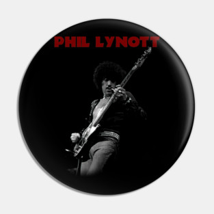 Retro Phil Lynott Pin